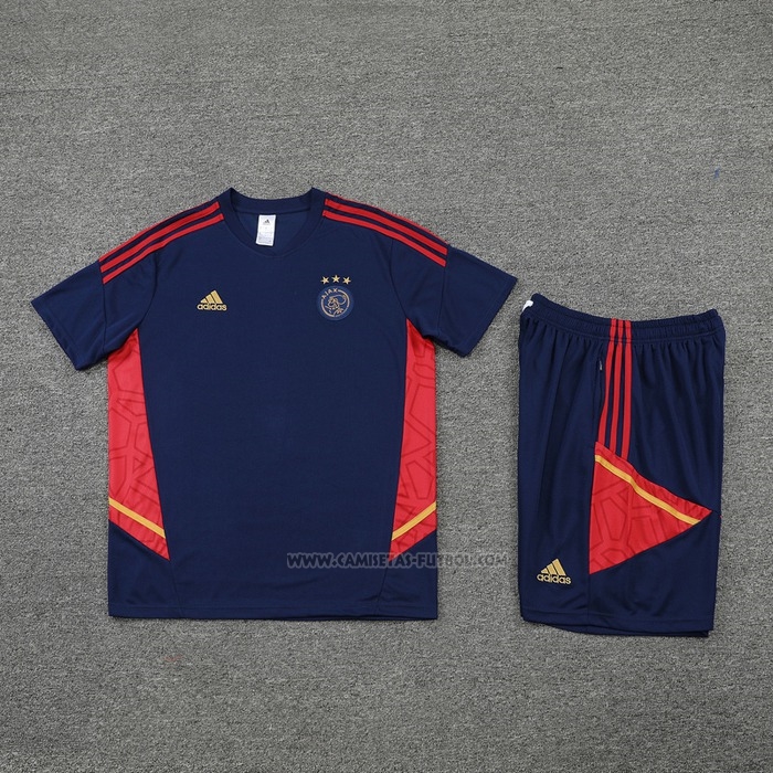 Chandal del Ajax Manga Corta 2022-2023 Azul - Pantalon Corto